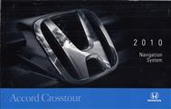 2010 Honda Accord Crosstour Navigation System Owners Manual Original