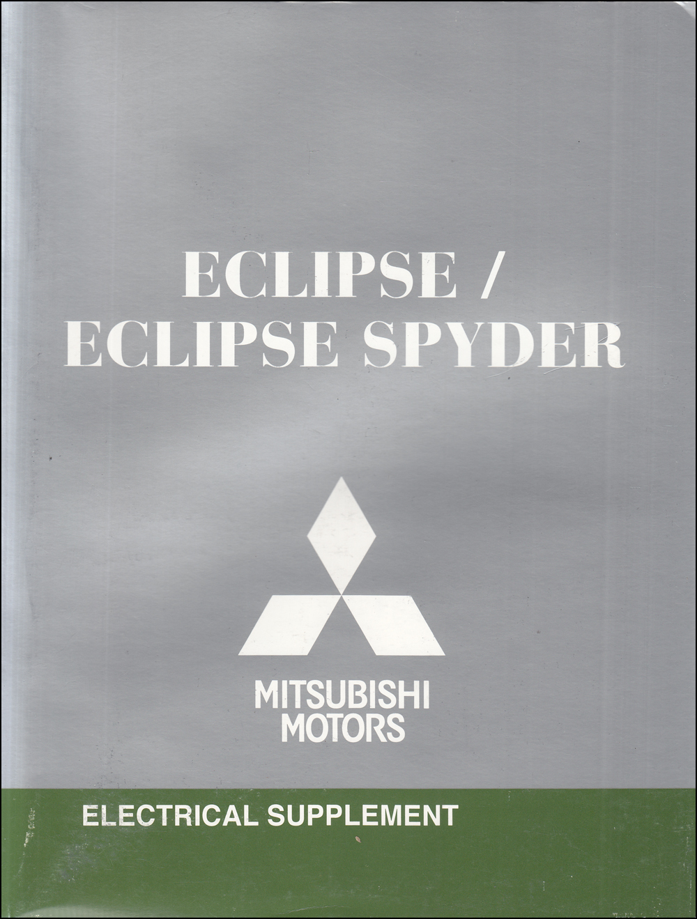 2010 Mitsubishi Eclipse & Spyder Wiring Diagram Manual Original
