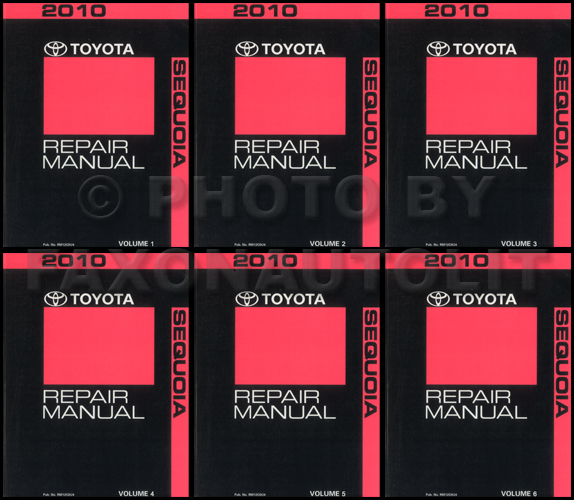 2005 Toyota Sequoia Repair Manual Original Set
