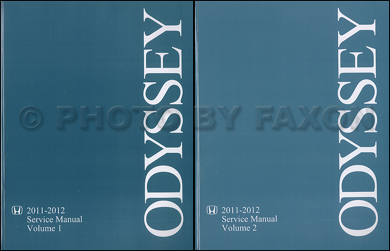 2007-2009 Honda Odyssey Repair Manual Original  2 Vol. Set
