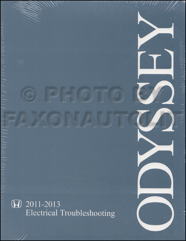 2011-2013 Honda Odyssey Electrical Troubleshooting Manual Original