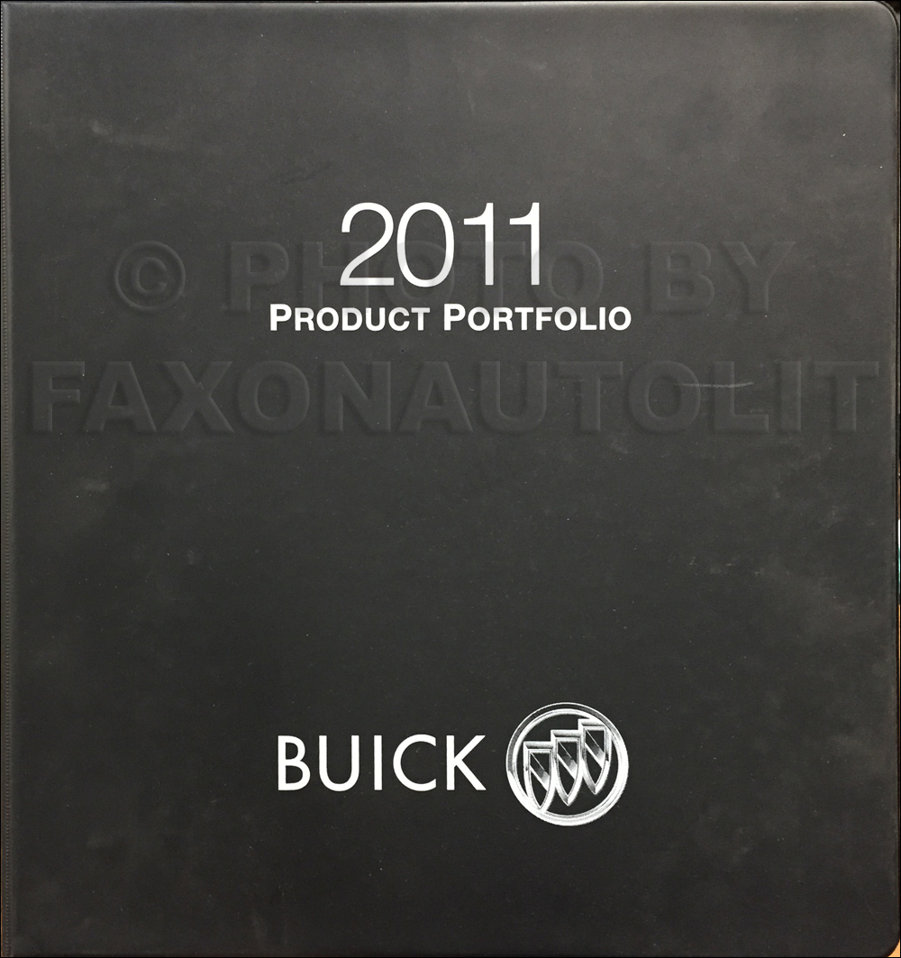 2011 Buick Color & Upholstery Dealer Album/Data Book Original