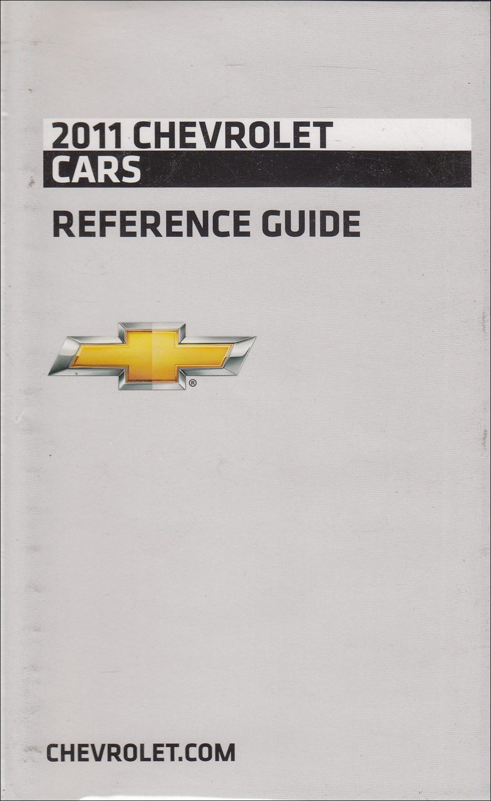 2011 Chevrolet Car Data Book with Color & Upholstery Original