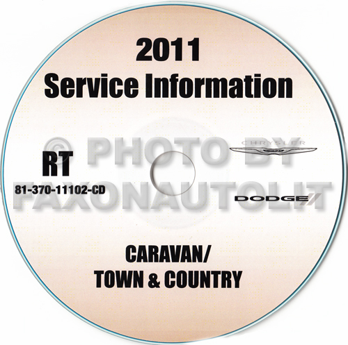 2011 Dodge Grand Caravan and Chrysler Town & Country Repair Shop Manual CD-ROM