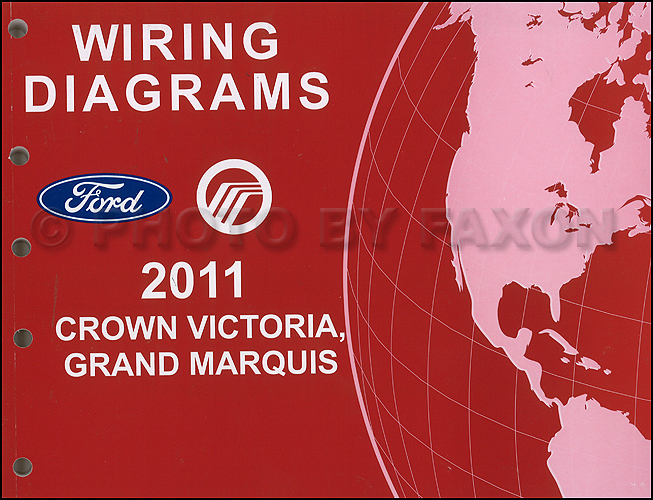 2011 Ford Crown Victoria Mercury Grand Marquis Wiring Diagram Manual Original