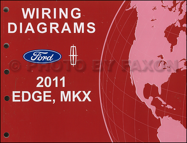 2011 Ford Edge Lincoln MKX Wiring Diagram Manual Original