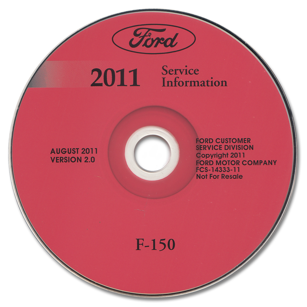 2011 Ford F-150 Pickup Truck Repair Shop Manual on CD-ROM Original