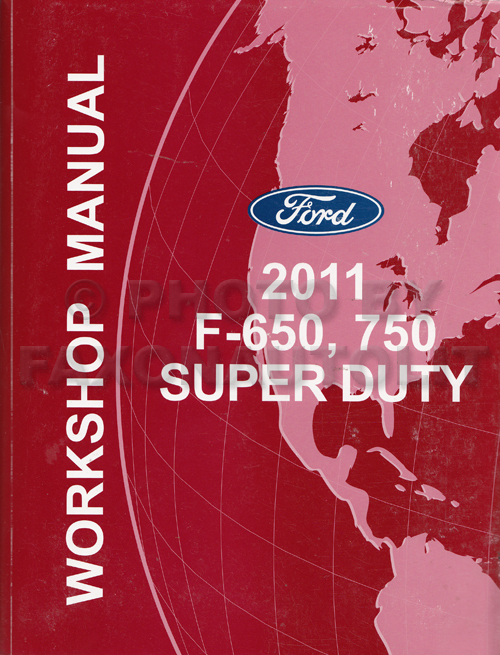 2008 Ford Super Duty F-650-750 Repair Manual Original 