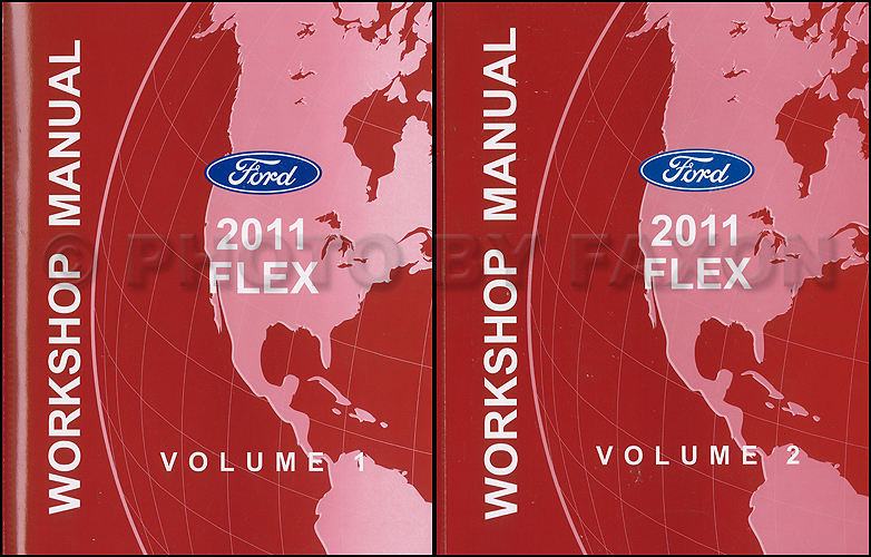2011 Ford Flex Repair Shop Manual Original 2 Volume Set