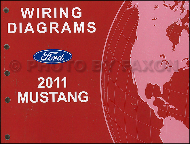 2011 Ford Mustang Wiring Diagram Manual Original