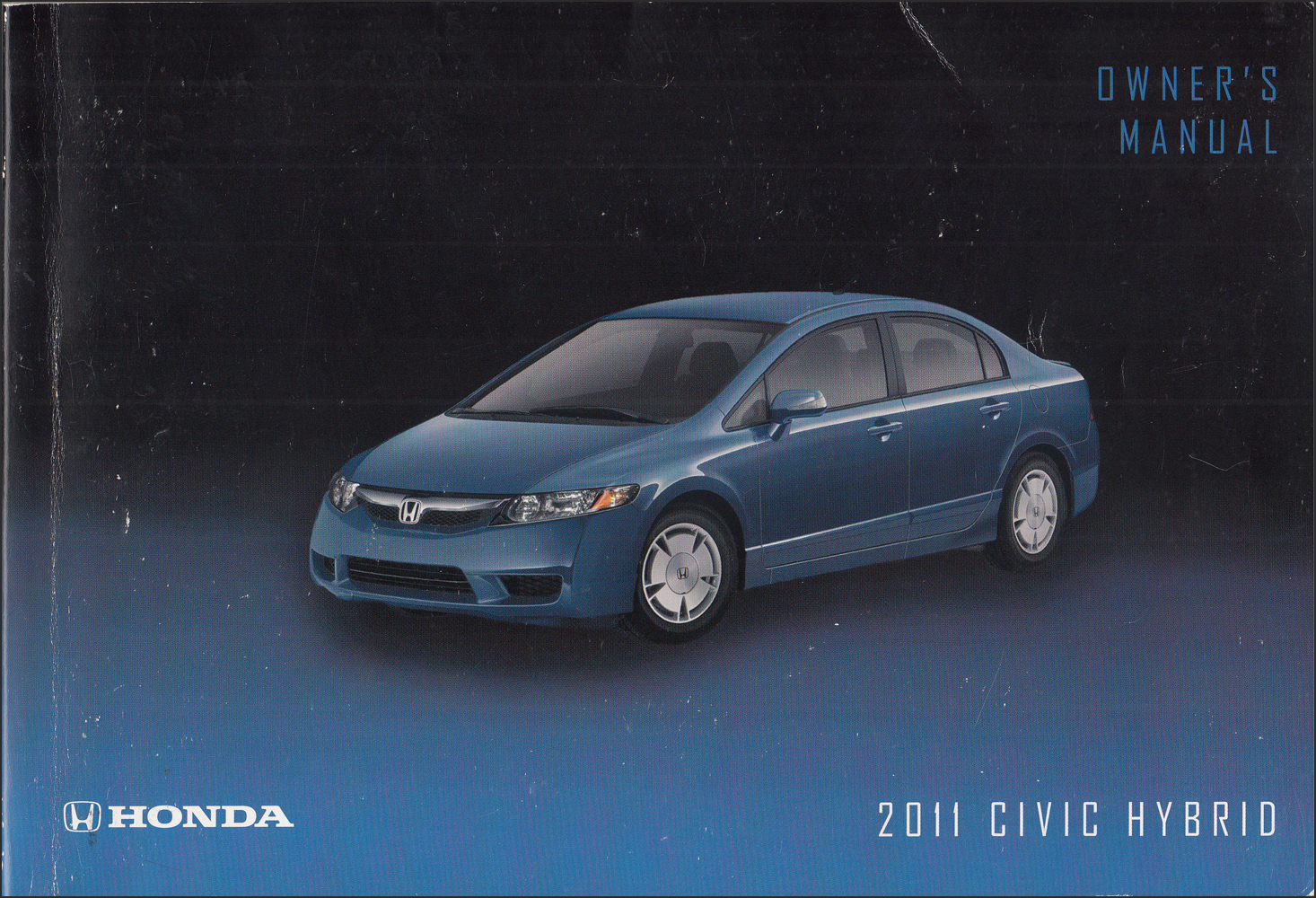 2011 Honda Civic Hybrid Owner's Manual Original