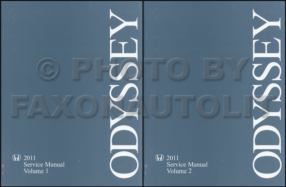2007-2009 Honda Odyssey Repair Manual Original  2 Vol. Set