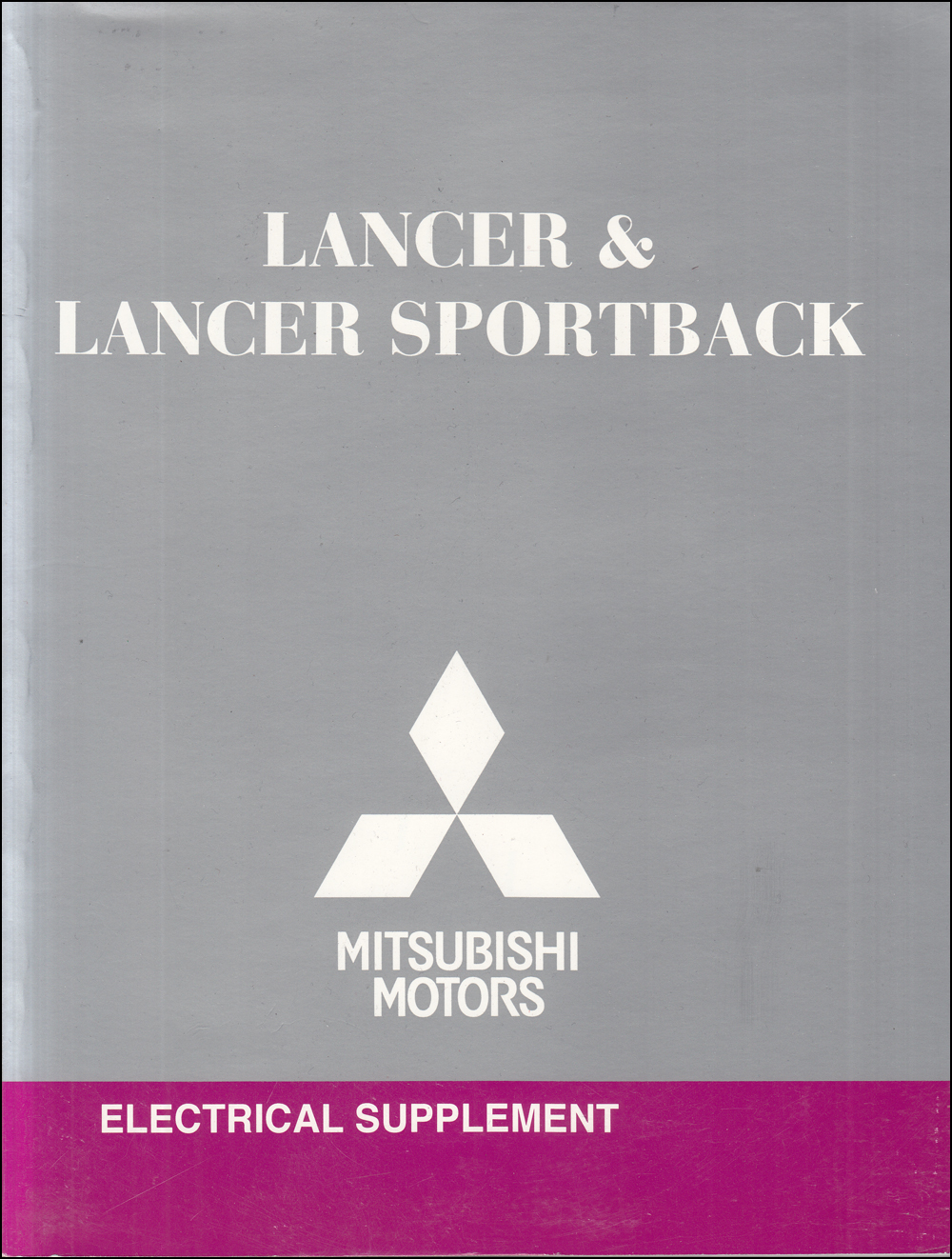 2011 Mitsubishi Lancer & Lancer Sportback Wiring Diagram Manual Original 