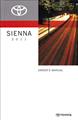 2011 Toyota Sienna Owner's Manual Original