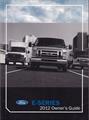 2012 Ford E-Series Econoline Owner's Manual Original