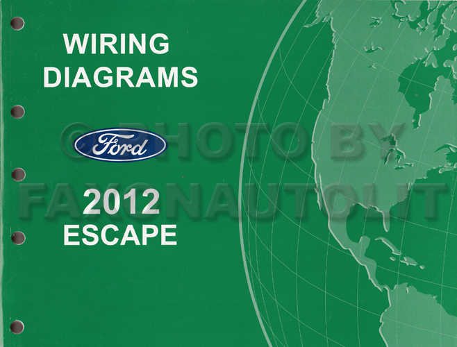 2012 Ford Escape Gas Wiring Diagram Manual Original