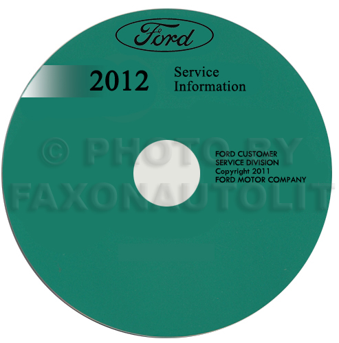 2012 Ford Fusion Lincoln MKZ Repair Shop Manual on CD-ROM Original