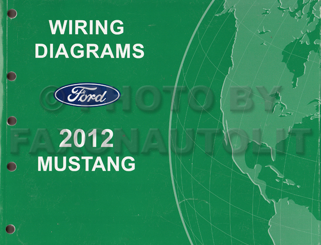 2012 Ford Mustang Wiring Diagram Manual Original