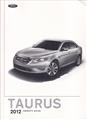 2012 Ford Taurus Owner's Manual Original