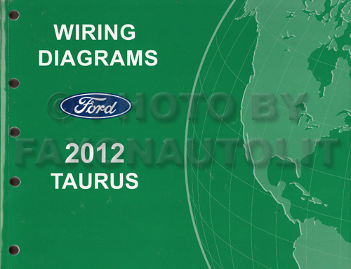 2012 Ford Taurus Wiring Diagram Manual Original