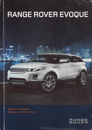 2012 Land Rover Range Rover Evoque Owner's Manual Original