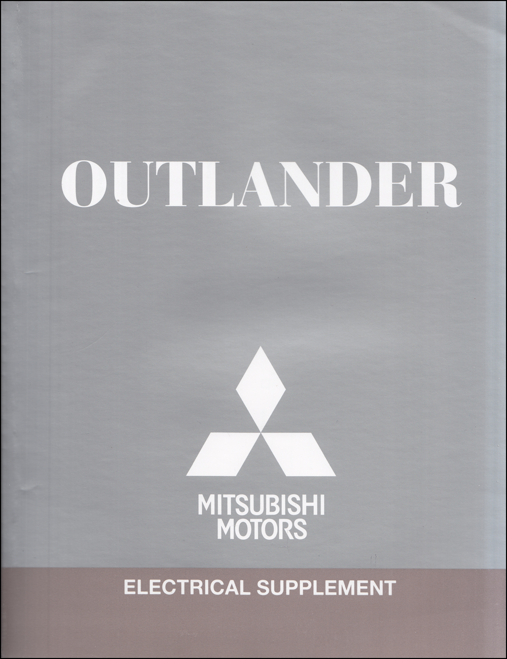 2012 Mitsubishi Outlander Wiring Diagram Manual Original 