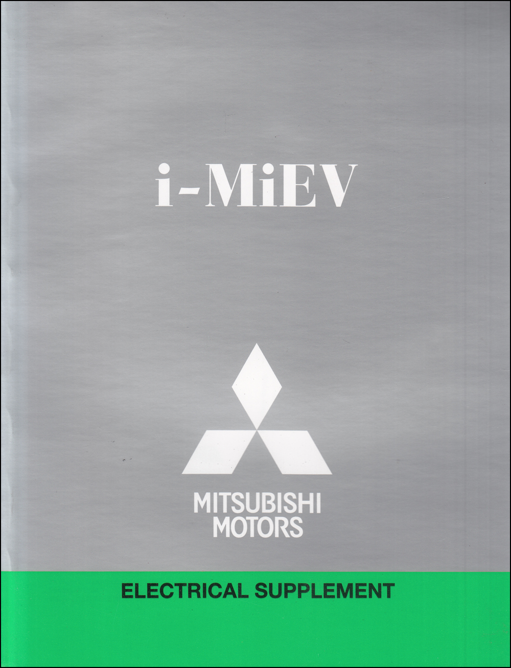 2012 Mitsubishi i-MiEV Wiring Diagram Manual Original 