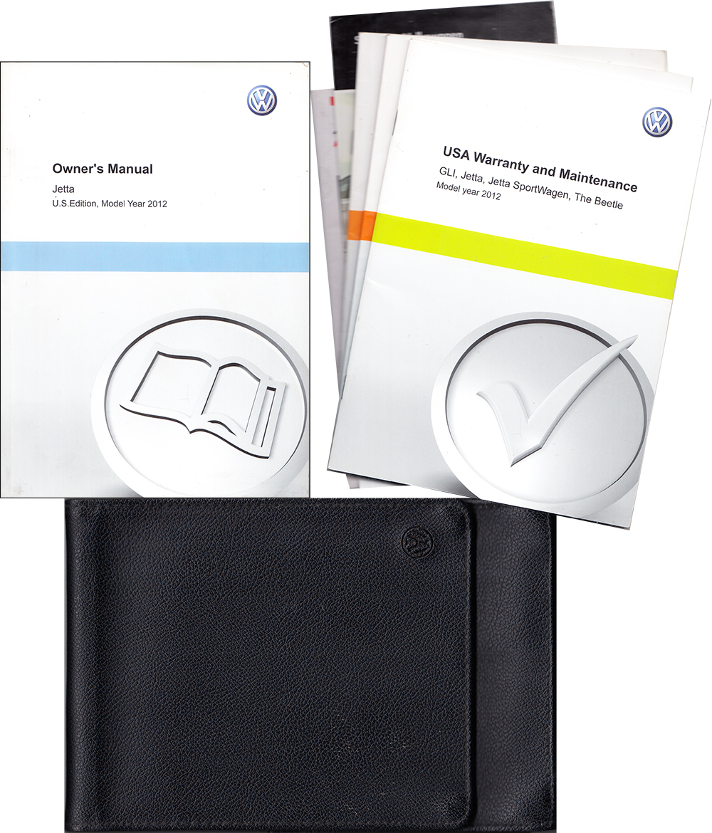 2012 Volkswagen Jetta Owner's Manual Package Original