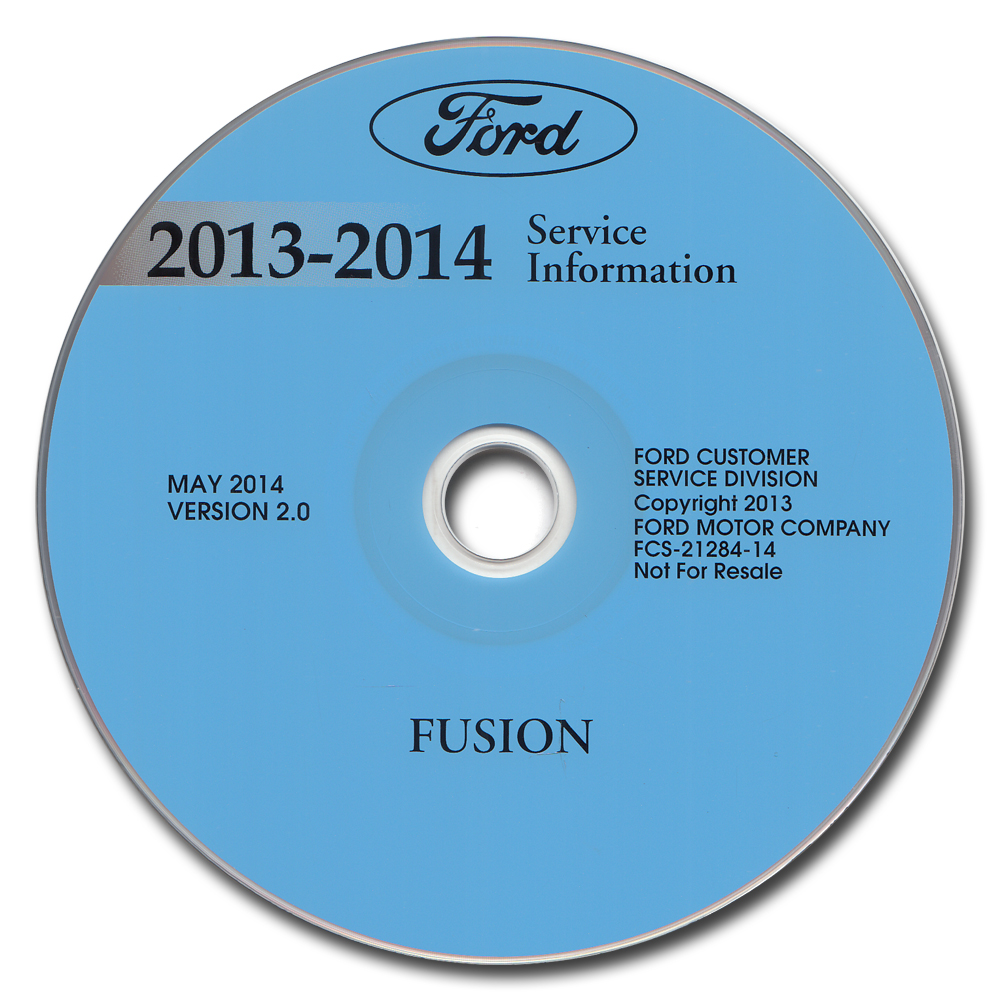 2014 Ford Fusion Repair Shop Manual on CD-ROM Original