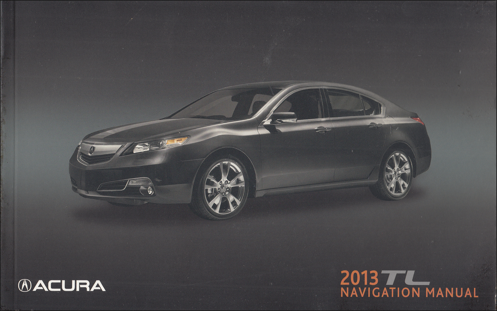 2013 Acura TL Navigation System Owners Manual Original