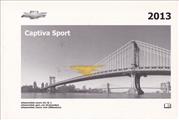 2013 Chevrolet Captiva Sport Owner's Manual Original