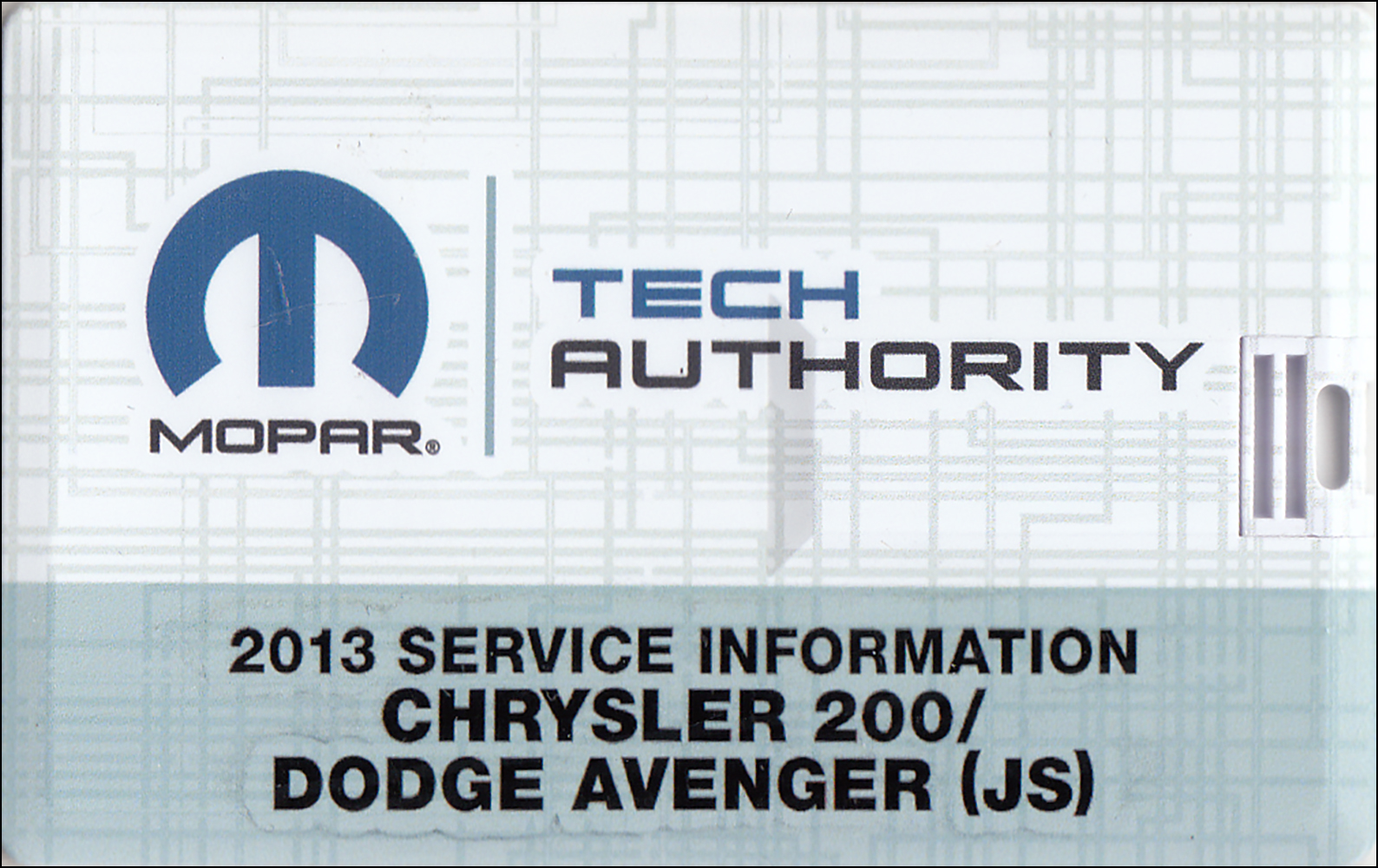 2013 Chrysler 200/Dodge Avenger Repair Shop Manual USB