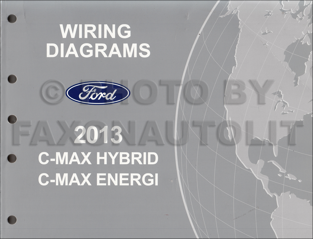 2013 Ford C-Max Wiring Diagram Manual Original