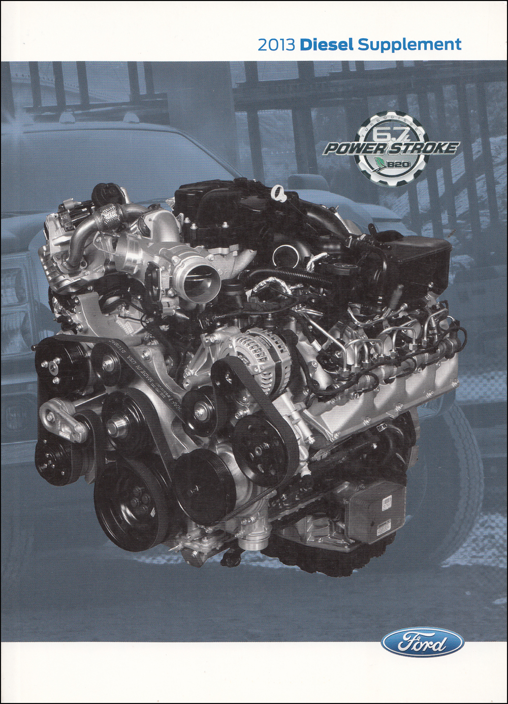 2003 Ford Super Duty F-Series 6.0L Power Stroke Diesel Engine Owner's Manual Supplement | BISHKO 14516