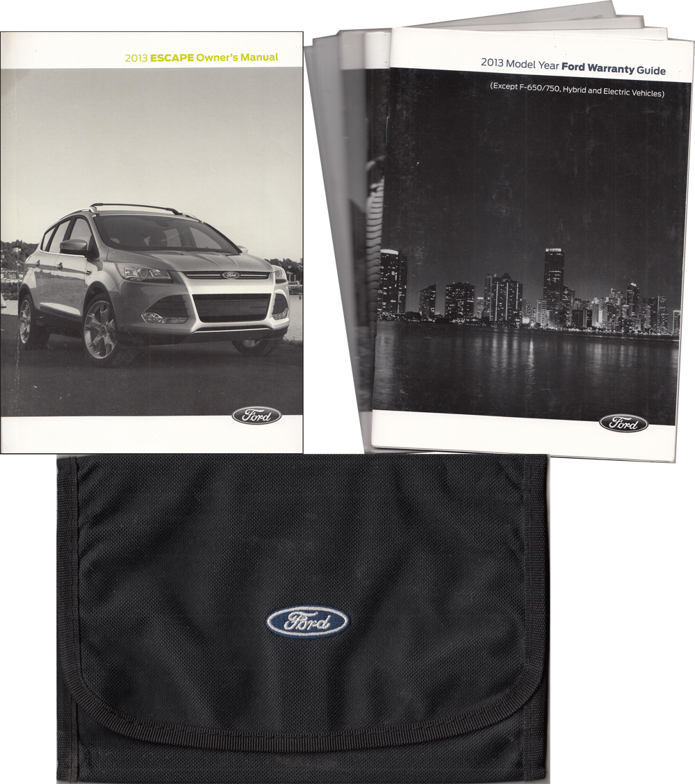 2013 Ford Escape Owner's Manual Original