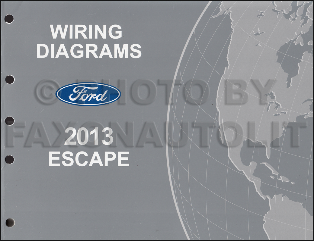 2013 Ford Escape Wiring Diagram Manual Original
