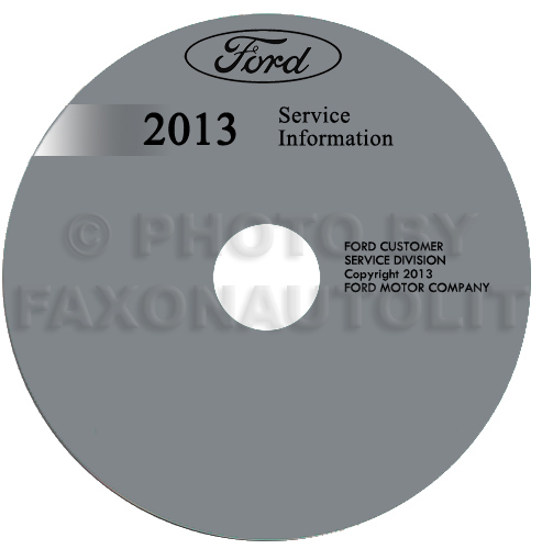 2013 Ford Econoline Repair Shop Manual on CD-ROM Original Van E150 E250 E350 E450