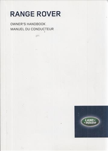 2013 Land Rover Range Rover Owner's Manual Original