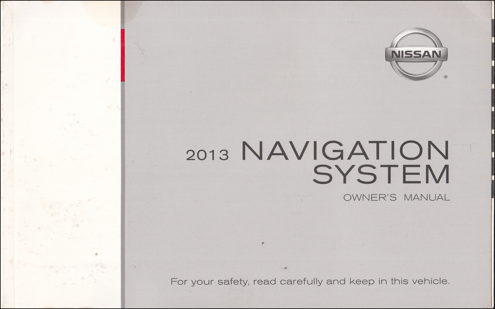 2013 Nissan LC2 Navigation System Owner's Manual Original