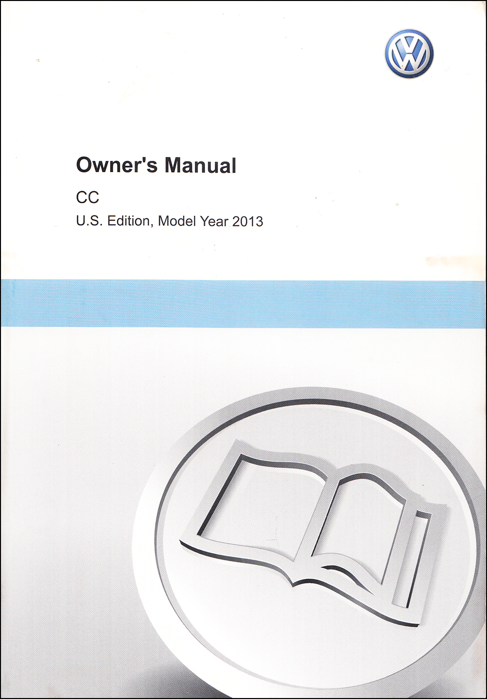 2013 Volkswagen CC Owner's Manual Original