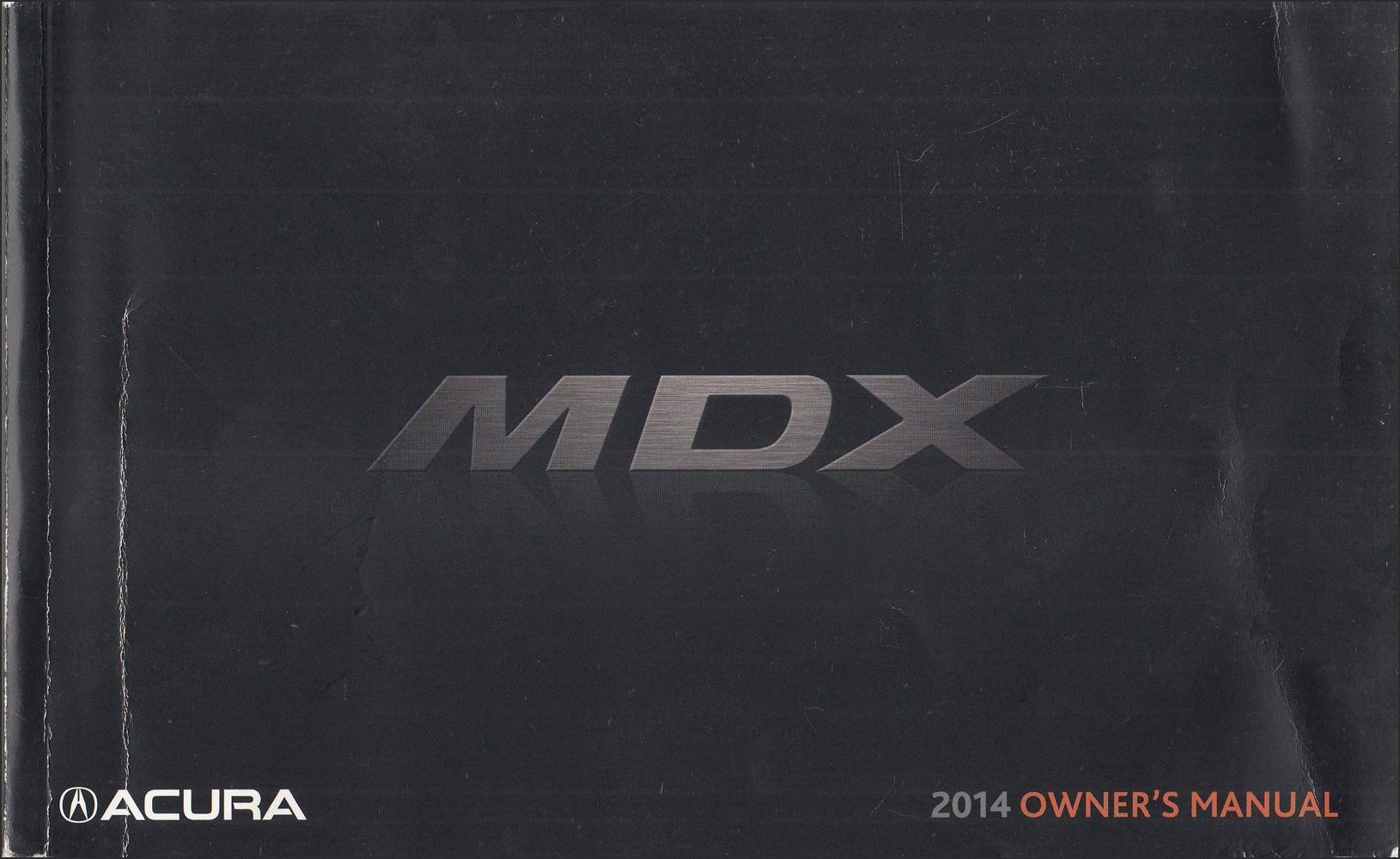 2014 Acura MDX Owner's Manual Original