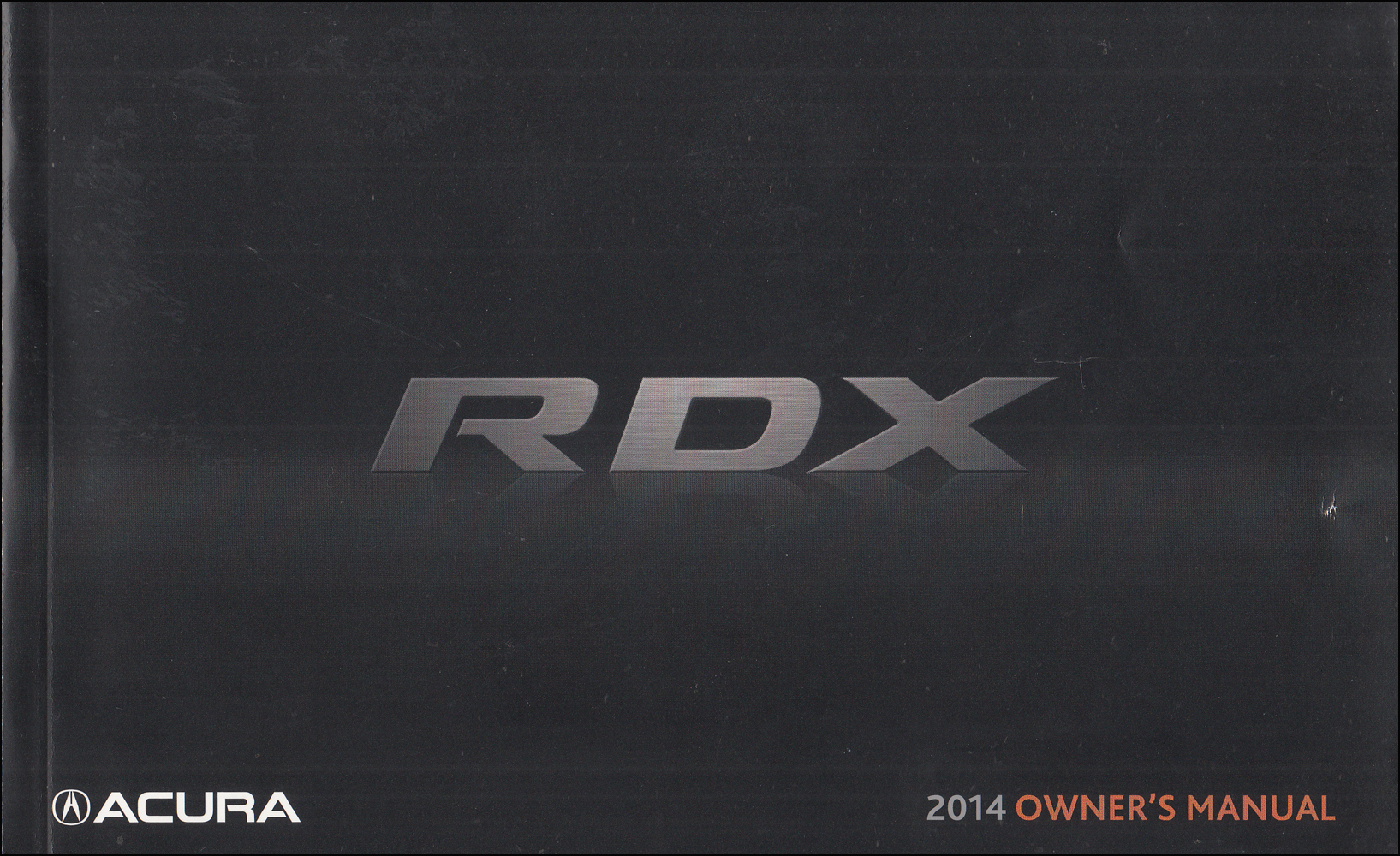 2014 Acura RDX Owners Manual Original