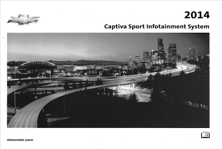 2014 Chevrolet Captiva Sport Infotainment System Owner's Manual Original Navigation