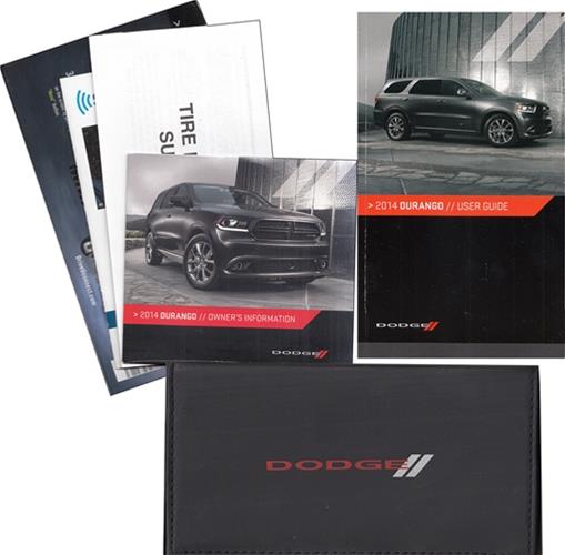 2014 Dodge Durango User Guide Owner's Manual Package Original