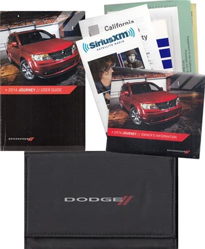 2014 Dodge Journey User Guide Owner's Manual Package with Case Original