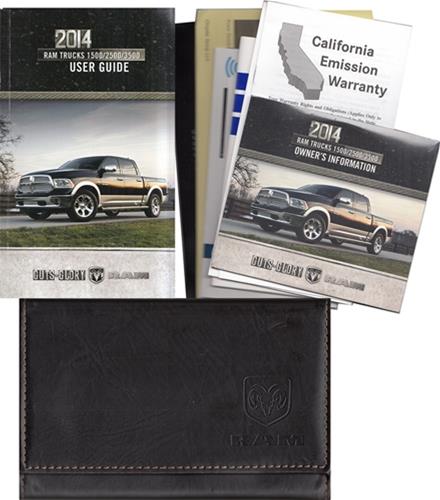 2014 Ram Truck 1500 2500 3500 User Guide Owner's Manual Package with Case and DVD Original
