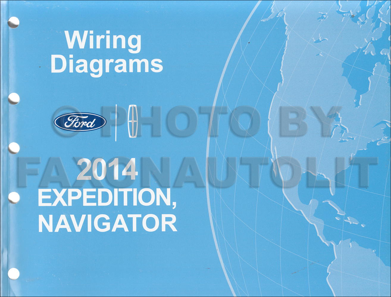 2014 Ford Expedition Lincoln Navigator Wiring Diagram Manual Original