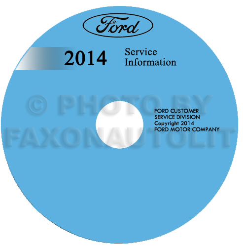 2014 Ford Fusion Hybrid Repair Shop Manual on CD-ROM Original