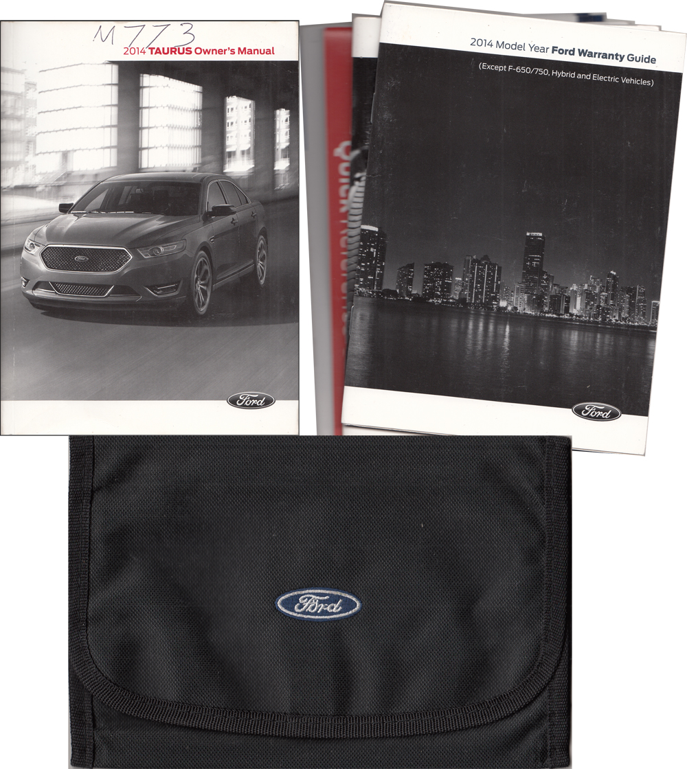 2014 Ford Taurus Owner's Manual Package With Case & Pamphlets Original