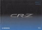 2014 Honda CR-Z Owner's Manual Original